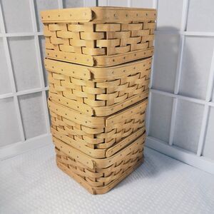 Longaberger Baskets with Containers. NWT